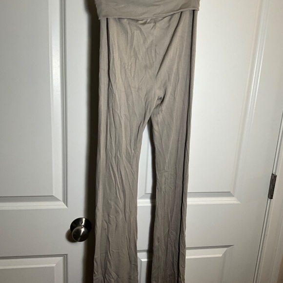 NEW Waist folded flared yoga pants bundle L - Picture 2 of 9